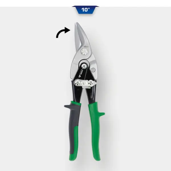 Brilliant Tools Pákové nožnice na plech, pravý strih BT067201