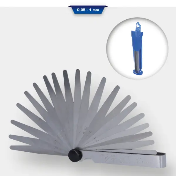 Brilliant Tools Precízny škáromer, 0,05 - 1 mm BT114901