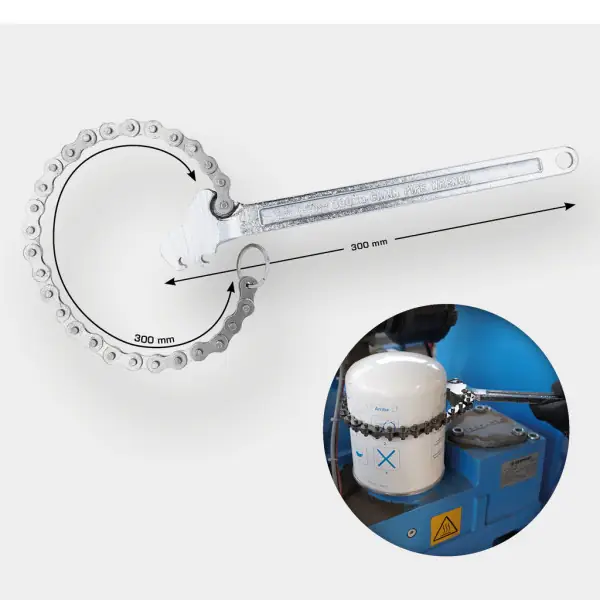 Brilliant Tools Rúrkové kliešte s reťazou BT064917
