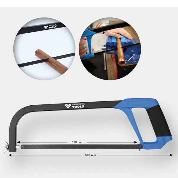 Brilliant Tools Rýchloupínací oblúk kovovej jednoručnej pílky BT101942