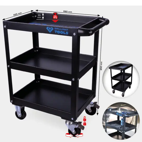 Brilliant Tools Servisný vozík BT150900