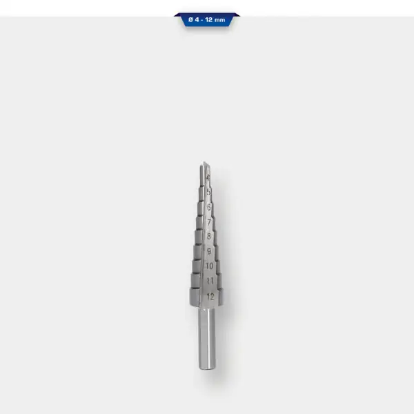 Brilliant Tools Stupňový vrták, ? 4 - 12 mm BT101926
