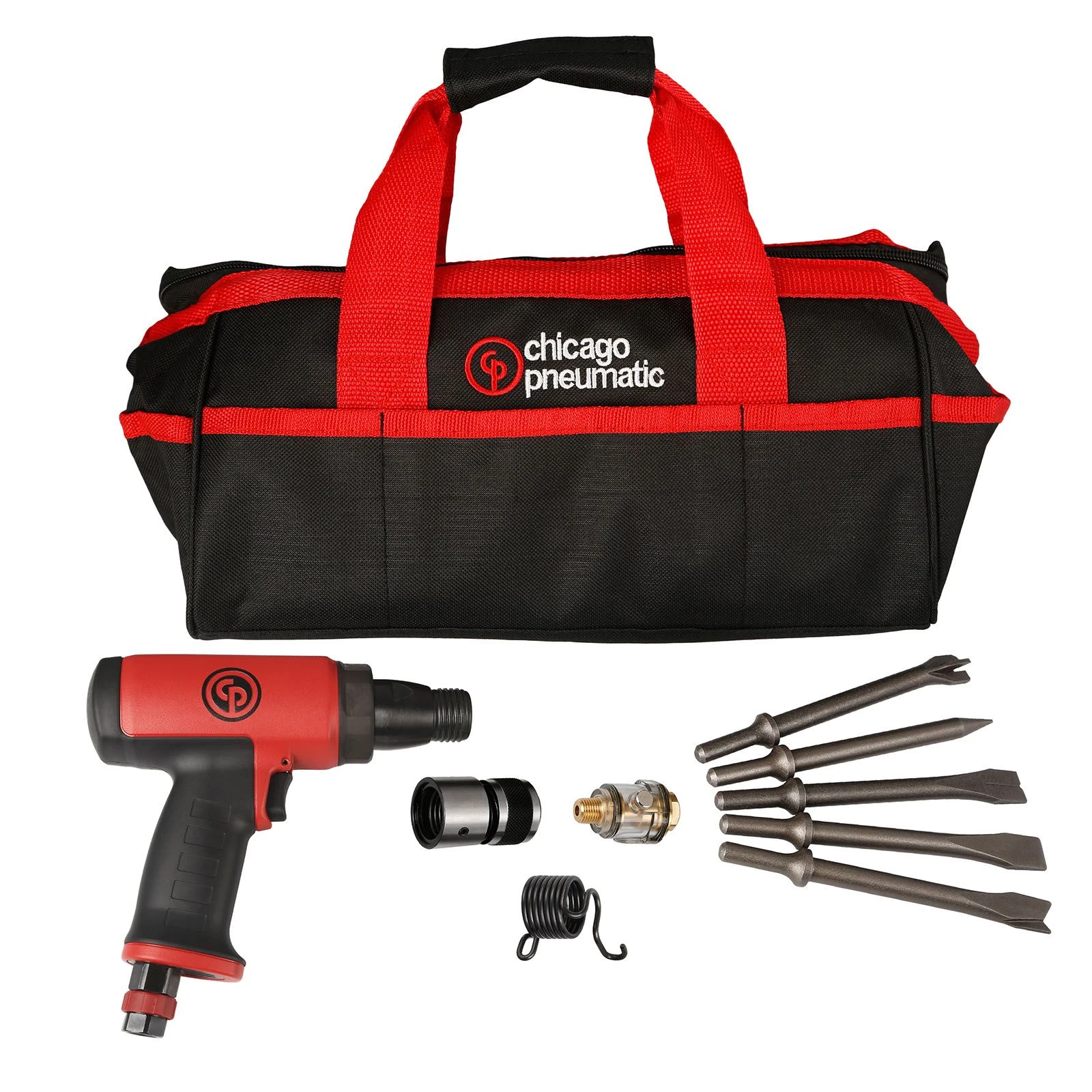 Chicago Pneumatic CP7160K
Nízkovibračné sekacie kladivo kit
8941071601