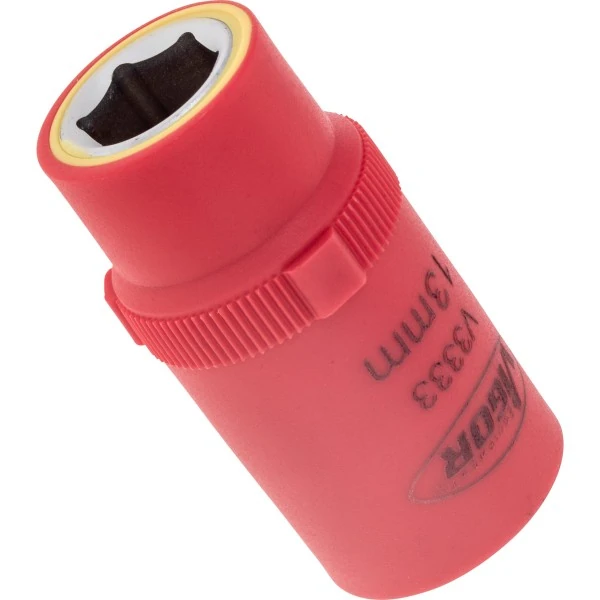 1/2´´ Nástrčná hlavica VDE 6 hranná 13mm VIGOR V3333