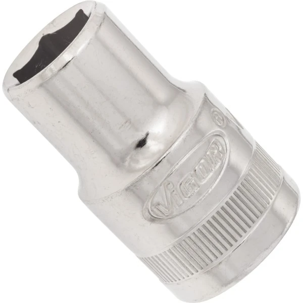 1/2´´ Nástrčná hlavica krátka 6 hranná 12mm VIGOR V2603
