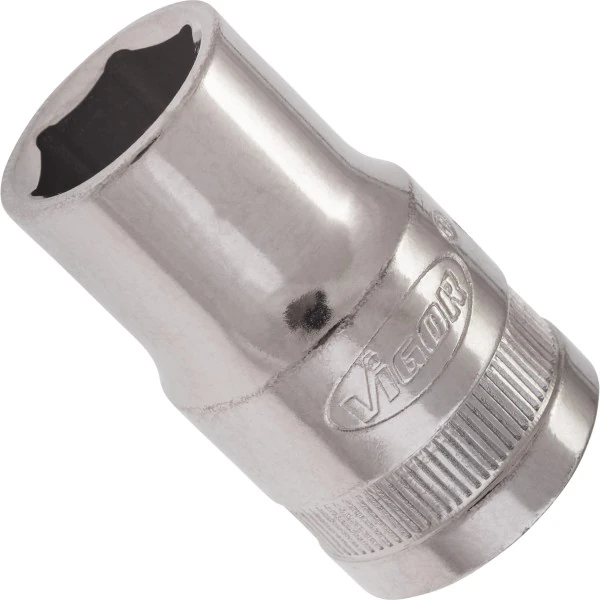 1/2´´ Nástrčná hlavica krátka 6 hranná 13mm VIGOR V2599