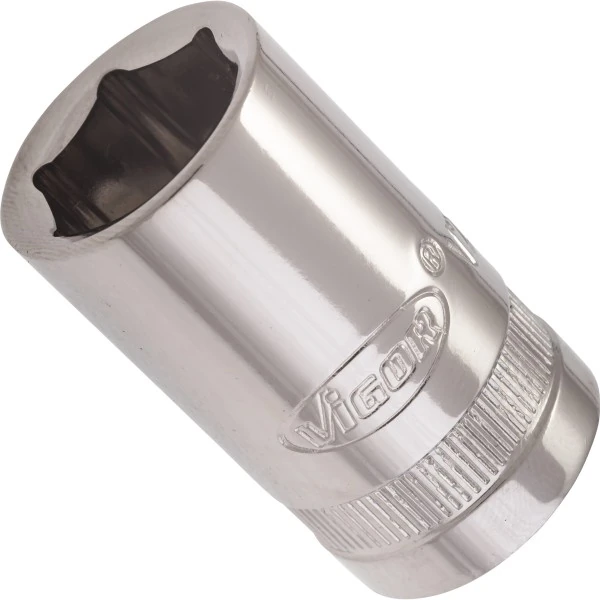 1/2´´ Nástrčná hlavica krátka 6 hranná 15mm VIGOR V2561