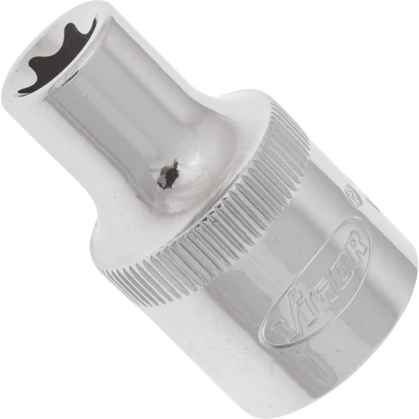 1/2´´ Nástrčná hlavica krátka TORX E10 VIGOR V2730