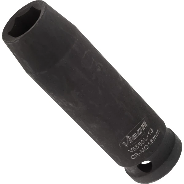 1/2´´ Nástrčná hlavica pre rázový uťahovák, dlhá 13mm VIGOR V5550L-13