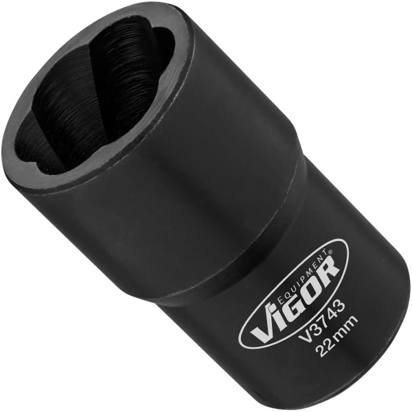 1/2´´ Špirálová povoľovacie nástrčná hlavica 22mm VIGOR V3743