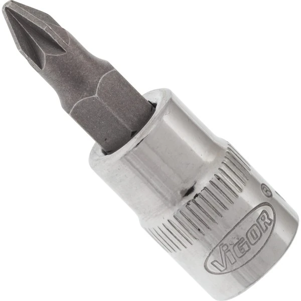 1/4´´Nástrčná hlavica (PZ) PZ 1 VIGOR V2439