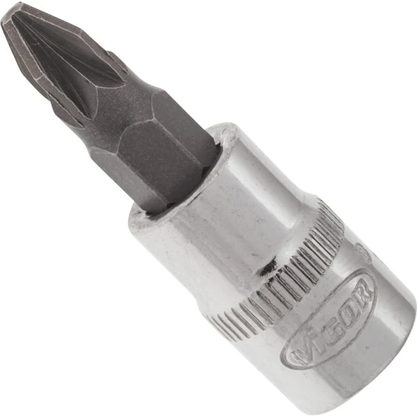 1/4´´Nástrčná hlavica (PZ) PZ 2 VIGOR V2440