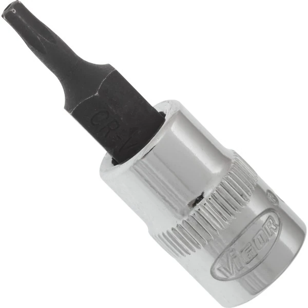 1/4´´ Nástrčná hlavica Torx s dierou T 10 H VIGOR V2136