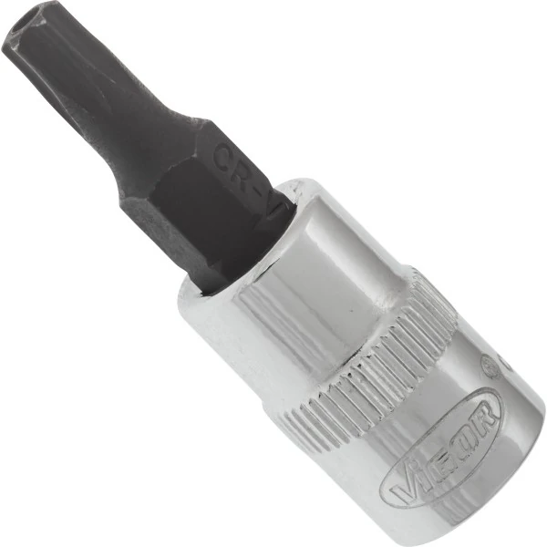 1/4´´ Nástrčná hlavica Torx s dierou T 25 H VIGOR V2140