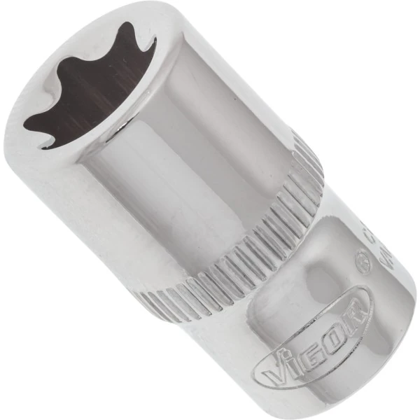 1/4´´ Nástrčná hlavica krátka TORX E11 VIGOR V2723