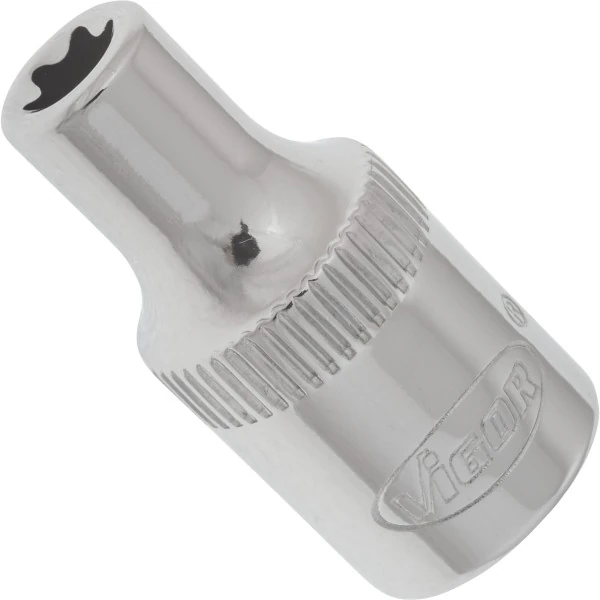 1/4´´ Nástrčná hlavica krátka TORX E5 VIGOR V2186