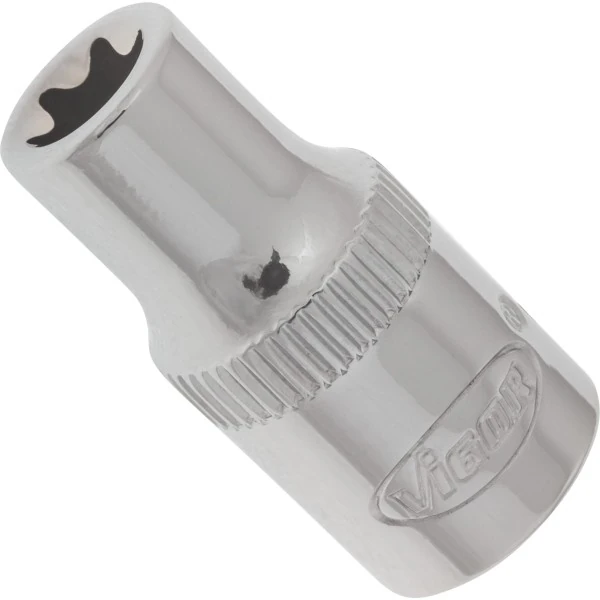 1/4´´ Nástrčná hlavica krátka TORX E7 VIGOR V2188