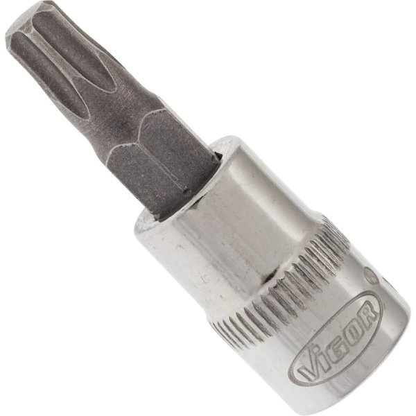 1/4´´Nástrčná hlavica krátka Torx T30 VIGOR V2446