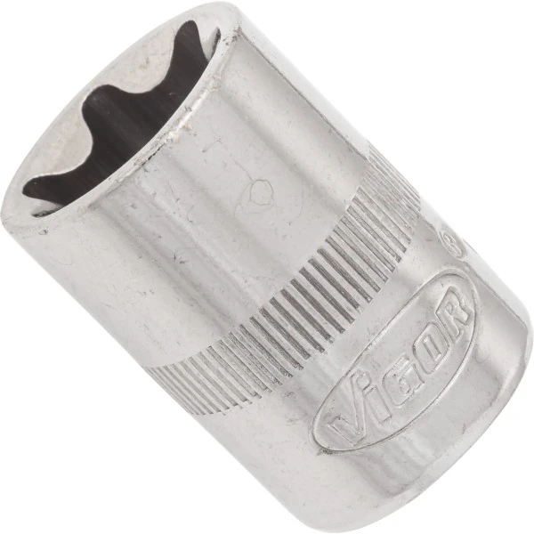 3/8´´ Nástrčná hlavica krátka TORX E18 VIGOR V2615