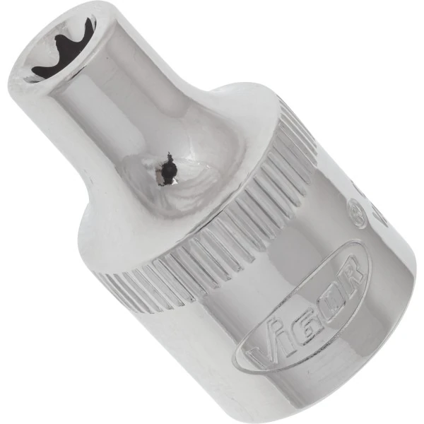3/8´´ Nástrčná hlavica krátka TORX E6 VIGOR V2726