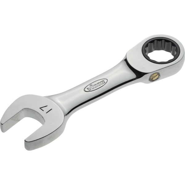 Račňový očkoplochý kľúč, krátke prevedenie 17mm VIGOR V2831