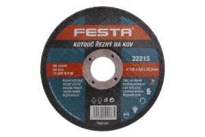 FESTA kotúč rezný kov 115x2.0x22.2   22215