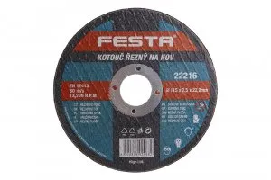 FESTA kotúč rezný kov 115x2.5x22.2   22216