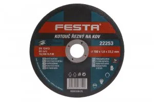 FESTA kotúč rezný kov 150x1.6x22.2   22253