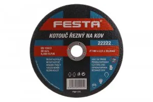 FESTA kotúč rezný kov 180x2.5x22.2   22222