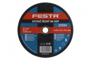 FESTA kotúč rezný kov 230x2.5x22.2   22224