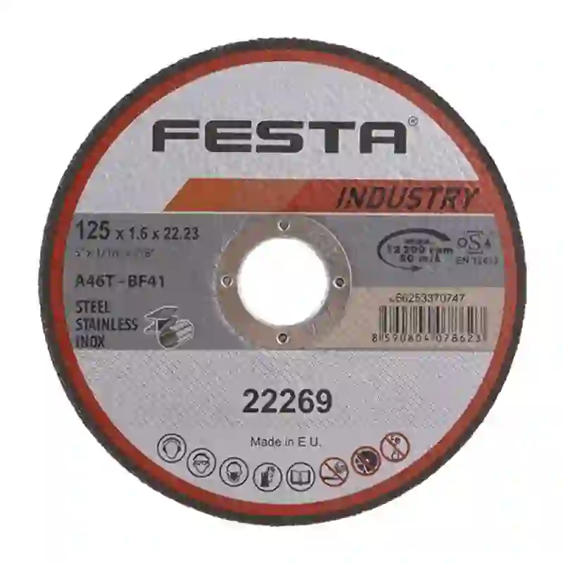Festa Kotúč rezný na kov 115x2 mm Forcut Industry 22269