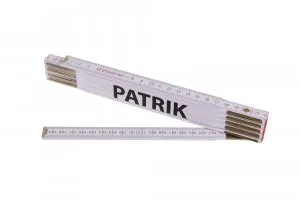 Festa Meter 2m drevený skladací biely PATRIK 13437