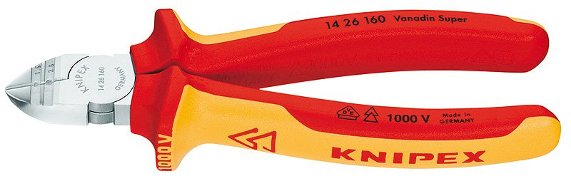 Knipex Kliešte 1426 160 štípacie bočné odizolov. VDE 53080160
