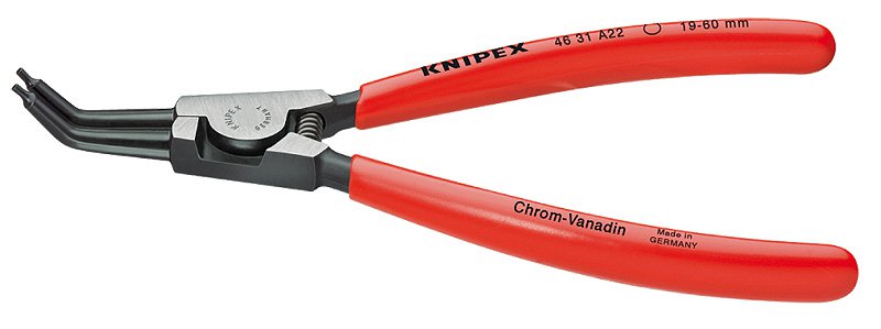Knipex Kliešte 4631 A02 segerové vonkašie 45° 3-10mm 56540002