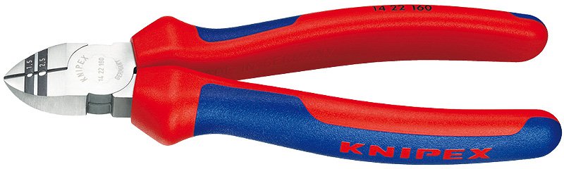 Knipex Kliešte 1422 160 odizolovacie štípacie bočné