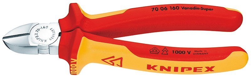 Knipex Kliešte 7006 140 štípacie bočné VDE SB