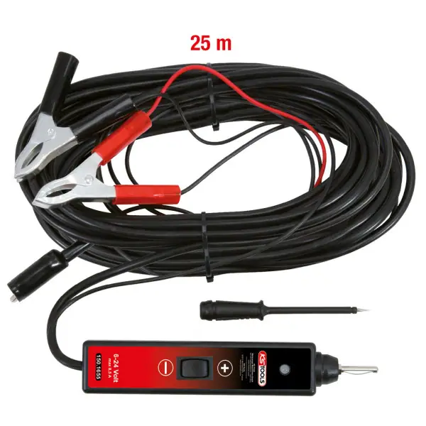 KS Tools Funkčná kontrolná lampa 6-24V DC s 25-metrovým káblom 150.1655