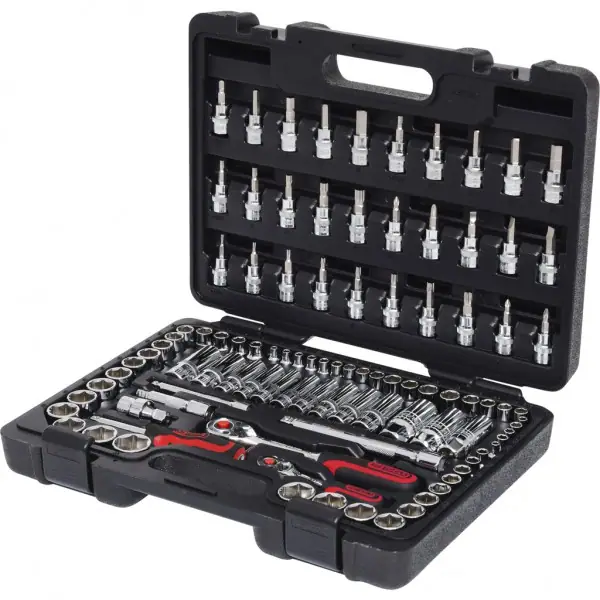 KS Tools 1/4" +3/8" CHROMEplus súprava nástrčkových kľúčov, 99-dielna 918.0699