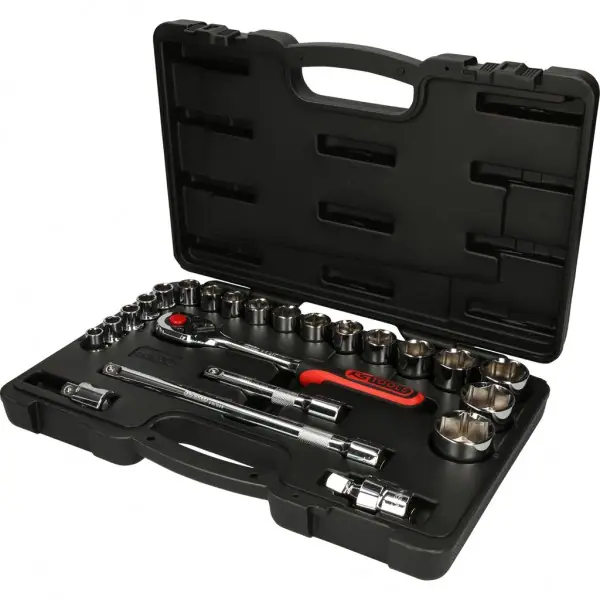 KS Tools 1/2" CHROMEplus súprava nástrčkových kľúčov, 23-dielna 918.0623