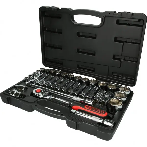 KS Tools 1/2" CHROMEplus súprava nástrčkových kľúčov, 35-dielna 918.0635