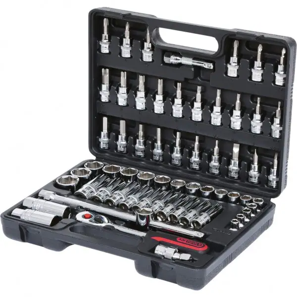 KS Tools 3/8" CHROMEplus súprava nástrčkových kľúčov, 61-dielna 918.0661