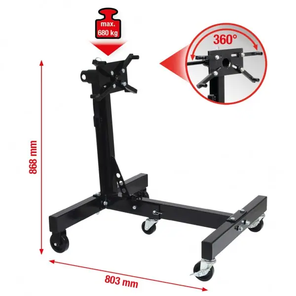 KS Tools Držiak motora, 680 kg 160.0364