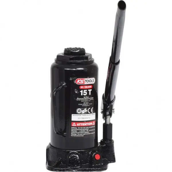 KS Tools Hydraulický fľaškový zdvihák, 15 t 160.0356
