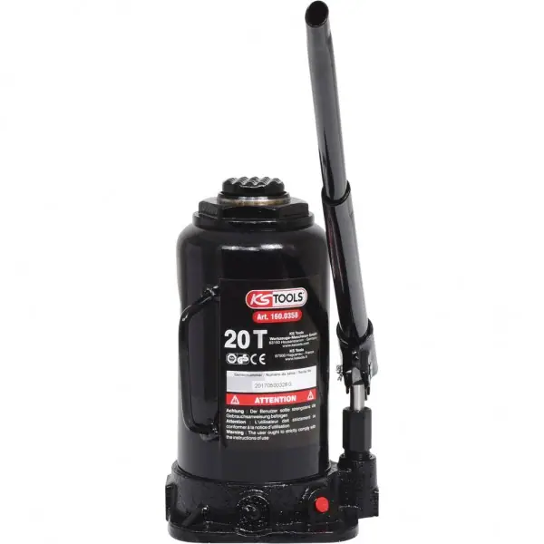 KS Tools Hydraulický fľaškový zdvihák, 20 t 160.0358