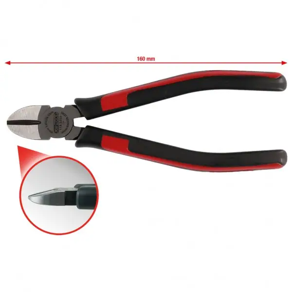 KS Tools SlimPOWER bočné štiepacie kliešte, 160mm 115.2231