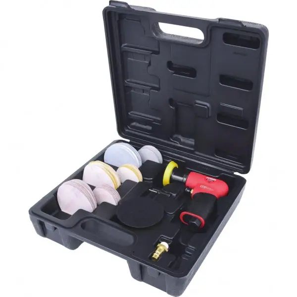 KS Tools Súprava mini pneumatických excentrických brúsok, 63-dielna 515.5110