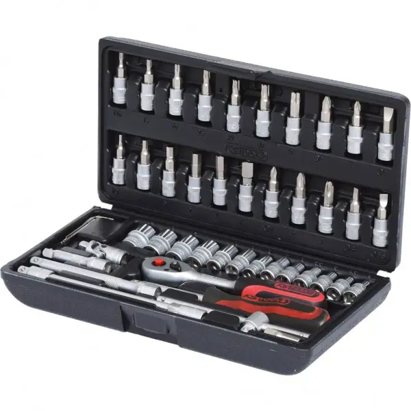 KS Tools 1/4" súprava nástrčkových kľúčov, 46 ks 911.0646