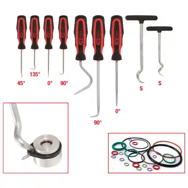 KS Tools Master súprava hákového náradia, 9-dielna 550.1070