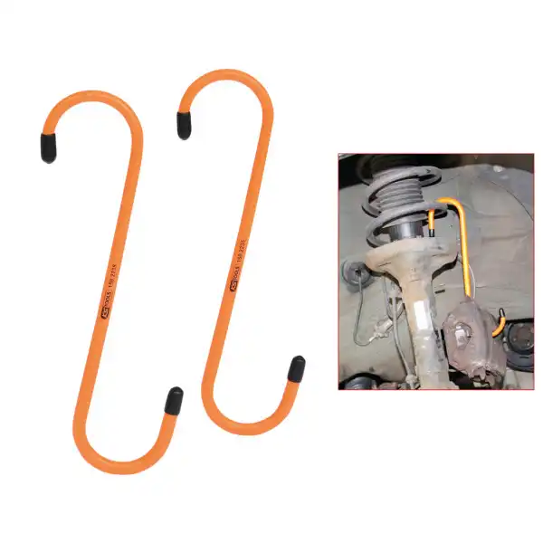 KS Tools súprava univerzálnych hákov, tuhé, 2-dielna 150.2235