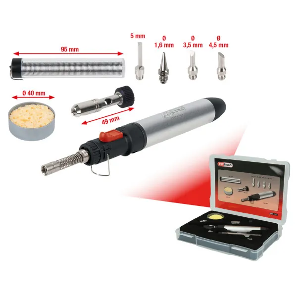 KS Tools Súprava na mikrospájkovanie, 8-dielna 960.1265